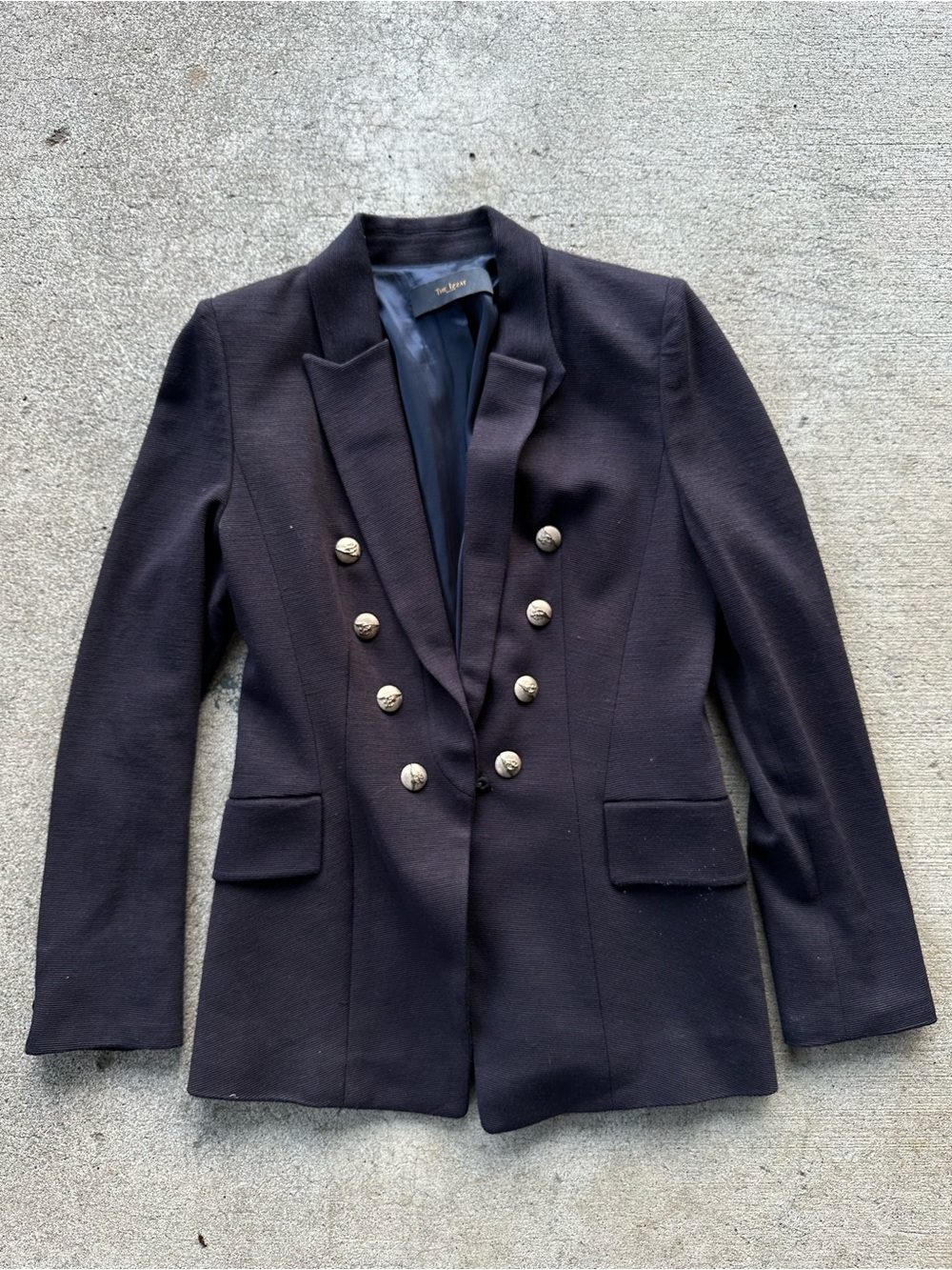 The Izzat Collection Black Button Blazer Jacket